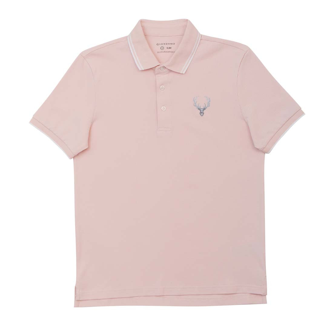 GIORDANO Men's Deer Head Polo (01015362)