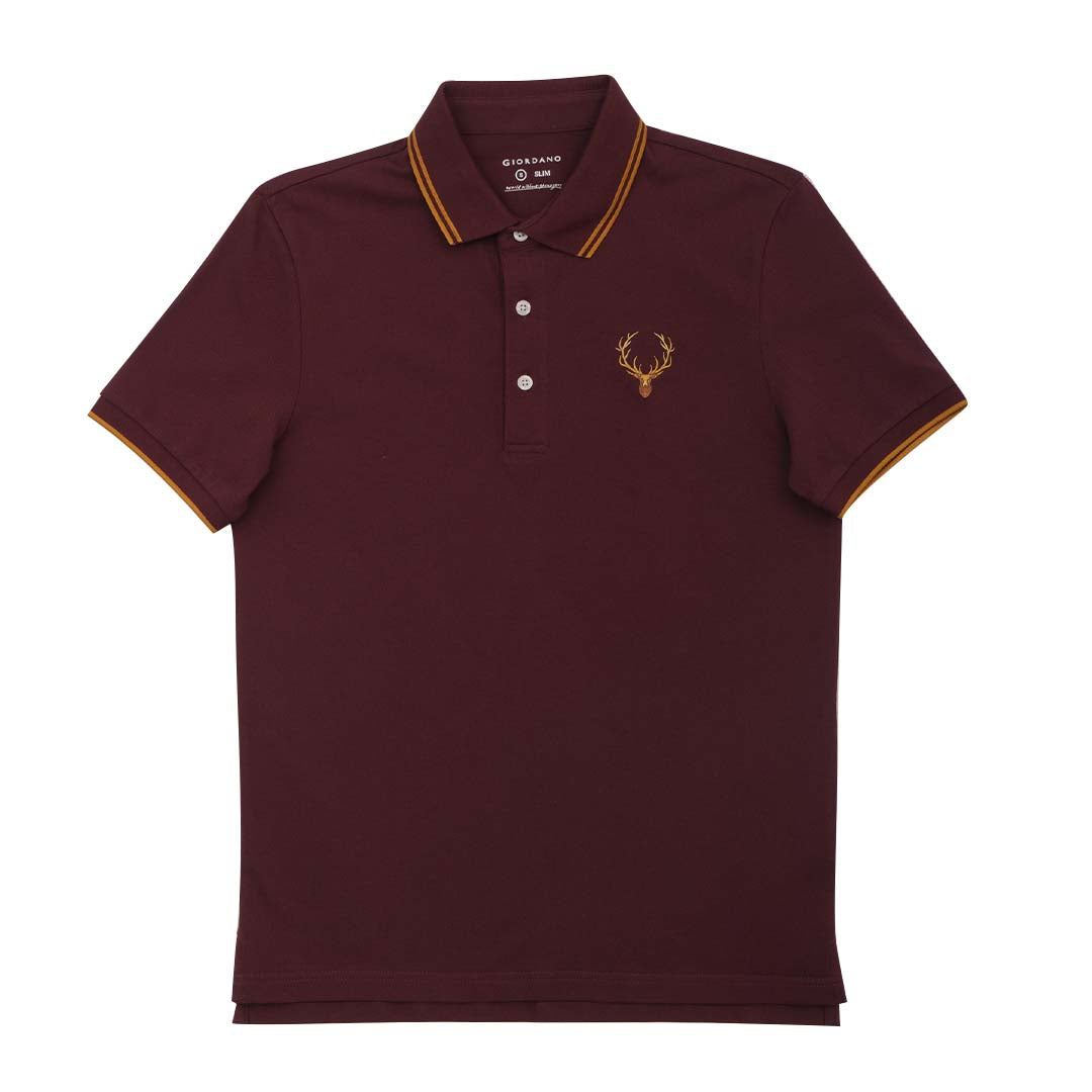 GIORDANO Men's Deer Head Polo (01015362)