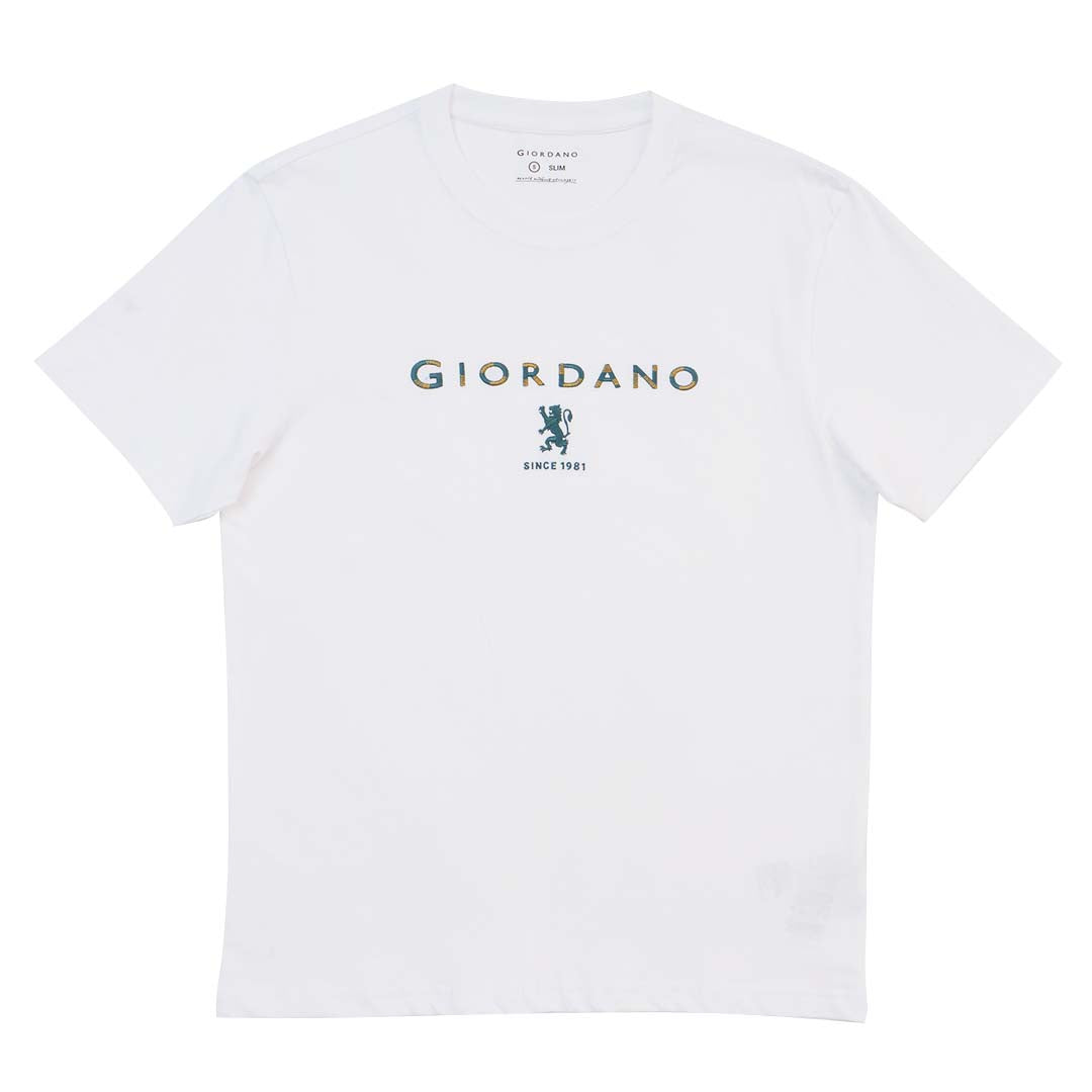 GIORDANO Men's Lion Logo Tee (01095261)