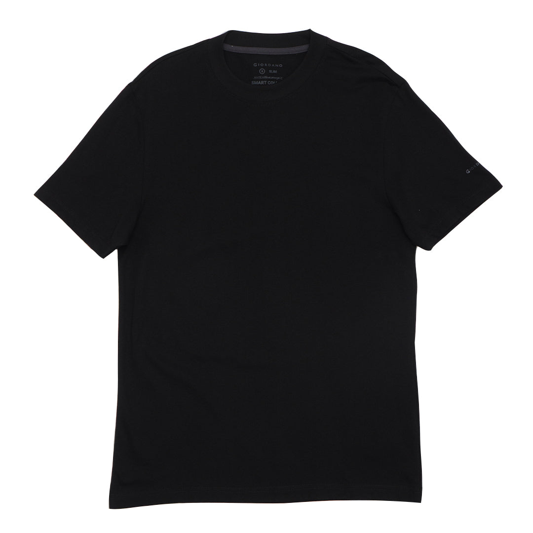 Black Plain Crew Neck GT BRANDED BLACK CREW NECK FLEECE JUMPER