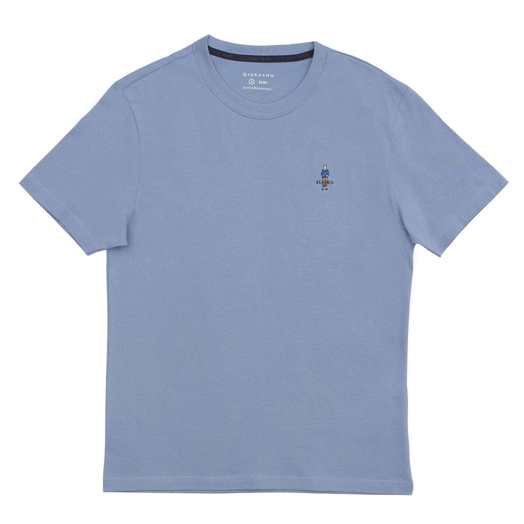 GIORDANO Men's Classic Man Crew Neck Tee (01025629)