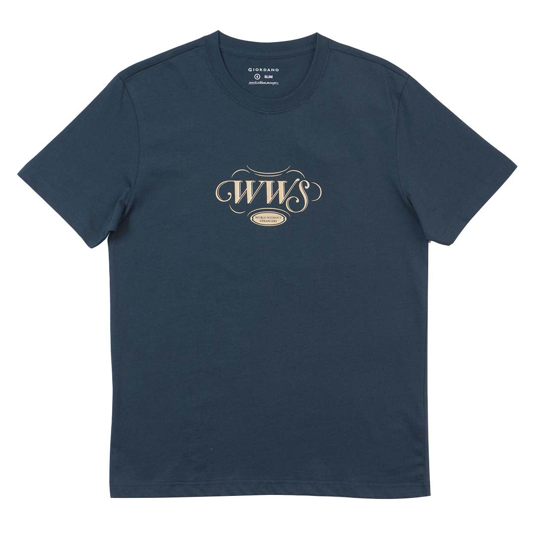 GIORDANO Men's WWS Printed Tee (01095318)