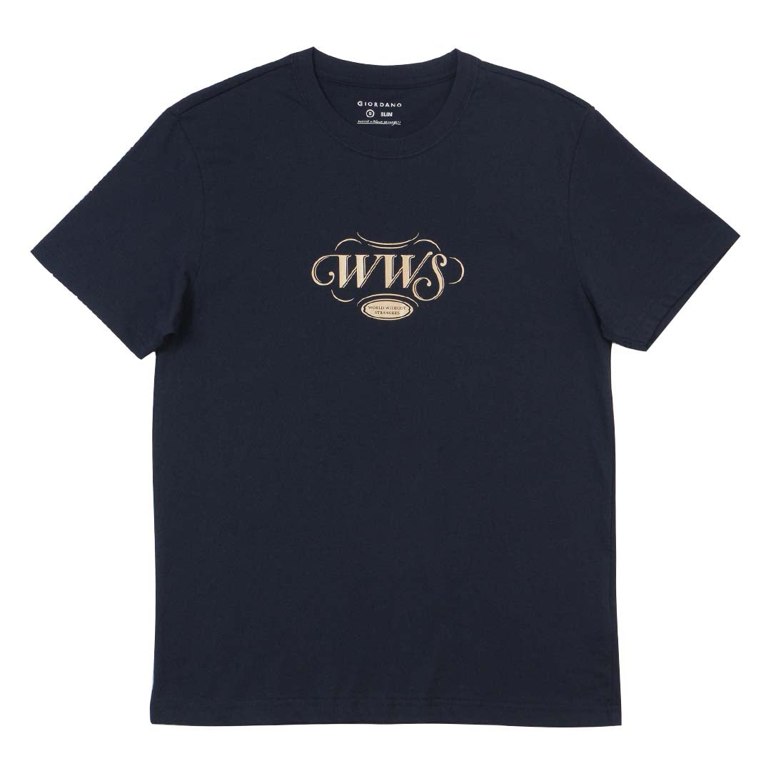 GIORDANO Men's WWS Printed Tee (01095318)