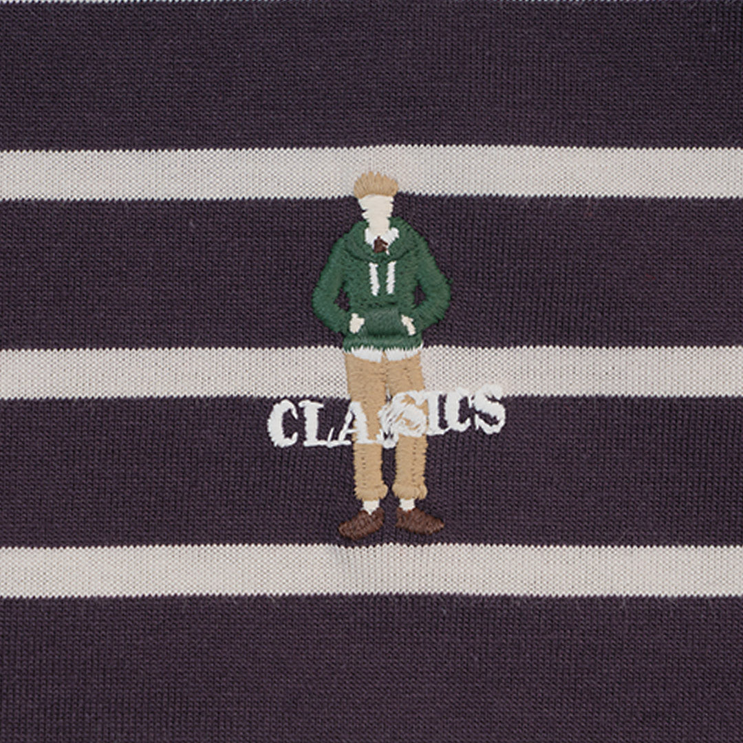 GIORDANO Men's Classic Man Stripe Tee (01025264)