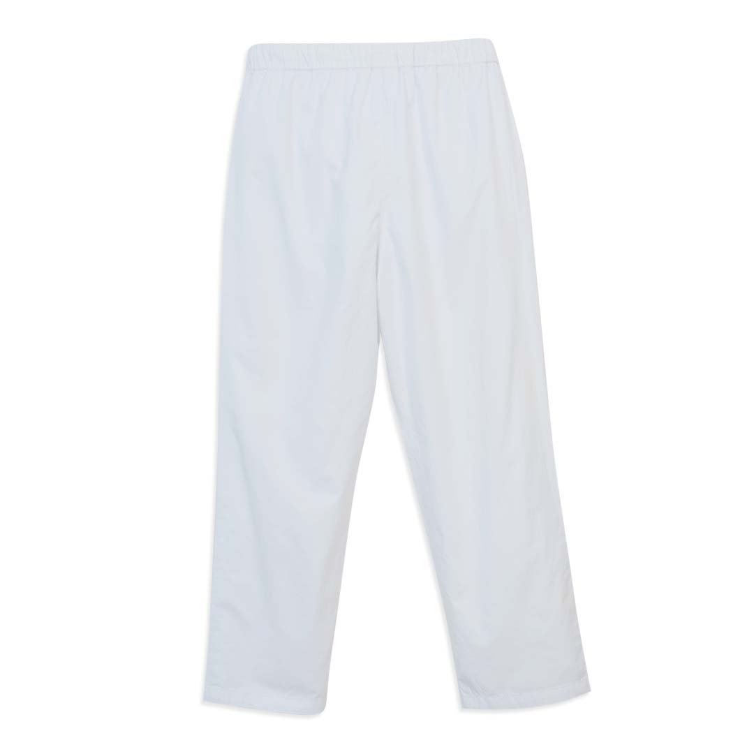 GIORDANO Women's Cotton Twill Mid Rise Regular Straight Fit Elastic Waist Audrey Pants (05426018)