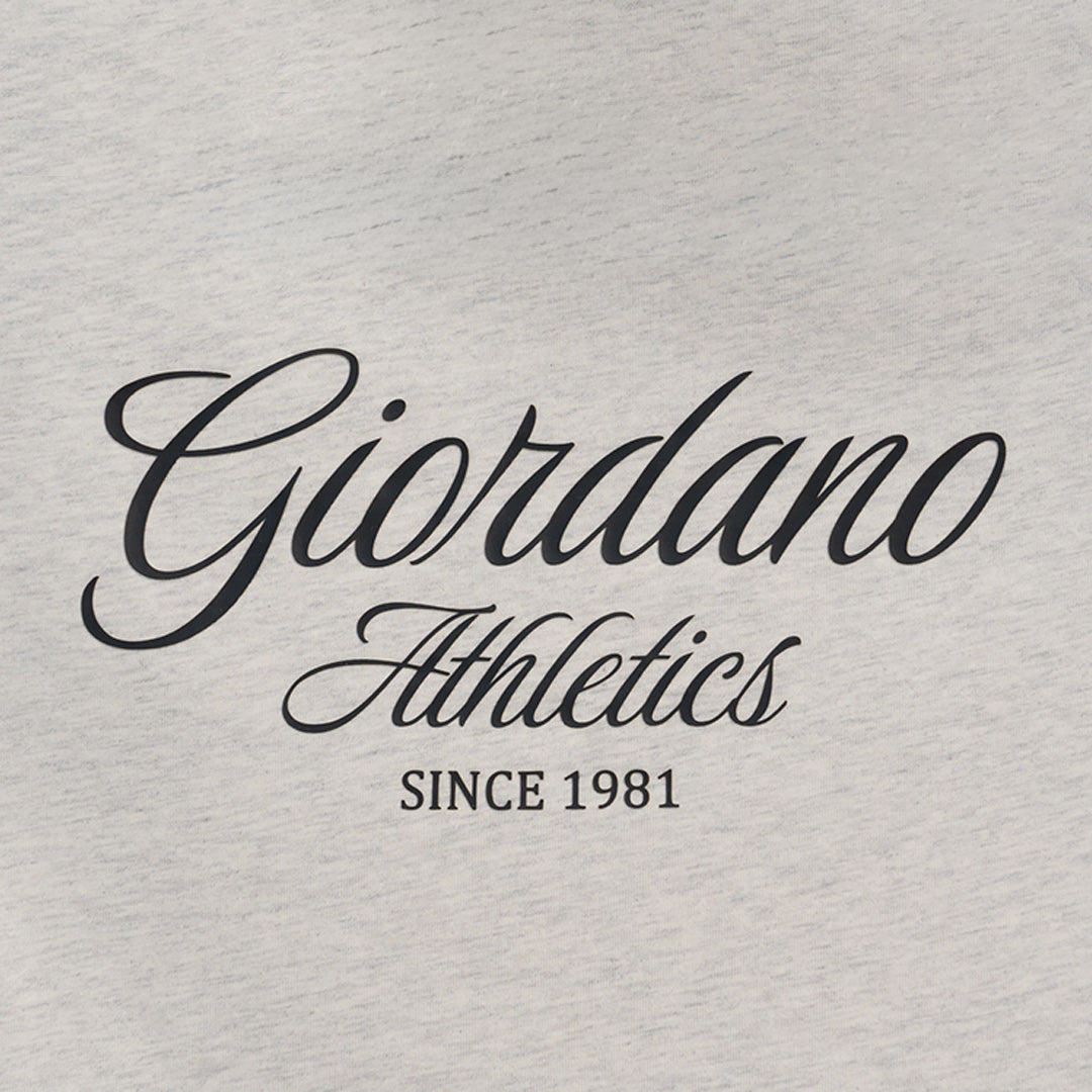 GIORDANO Men's Slim Fit Raglan Printed Tee (01096220)