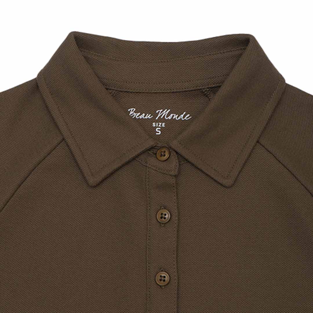 GIORDANO Women's Beau Monde Pique Polo Dress (13465312)