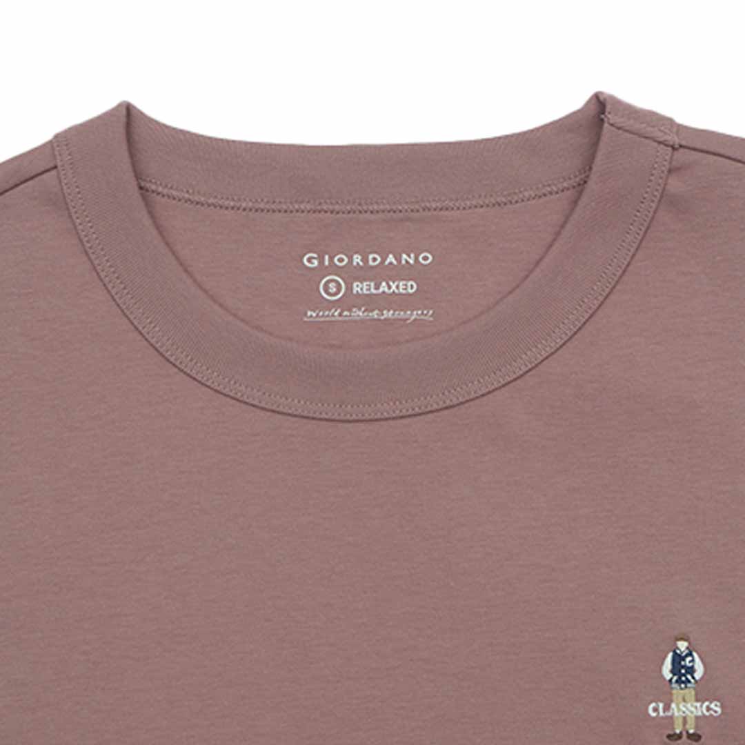 GIORDANO Men's Classics Club Sorona Crew Neck Tee (01025263)