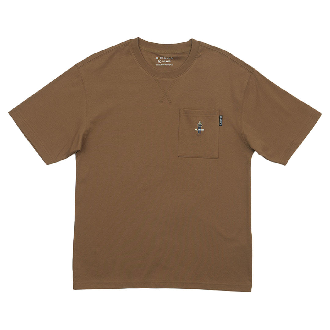 GIORDANO Men's Classics Club Sorona Pocket Tee (01025244)