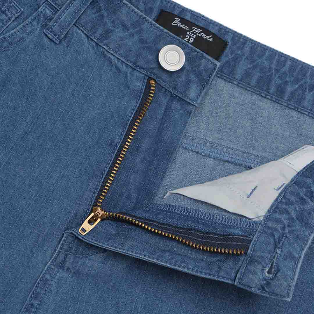 GIORDANO Men's Beau Monde Cotton Denim Regular Fit Pants (13115109)