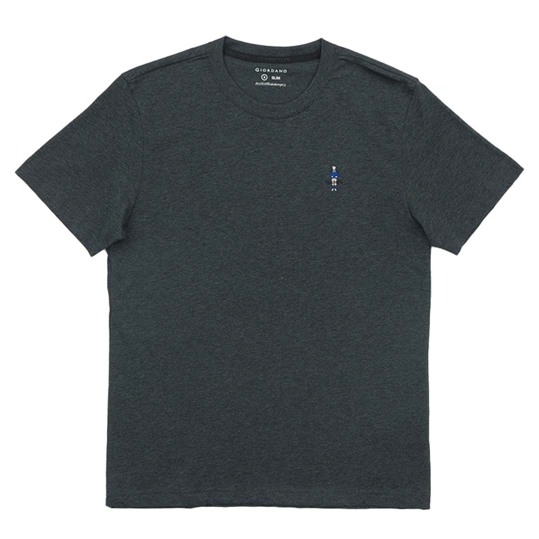 GIORDANO Men's Classic Man Crew Neck Tee (01025629)