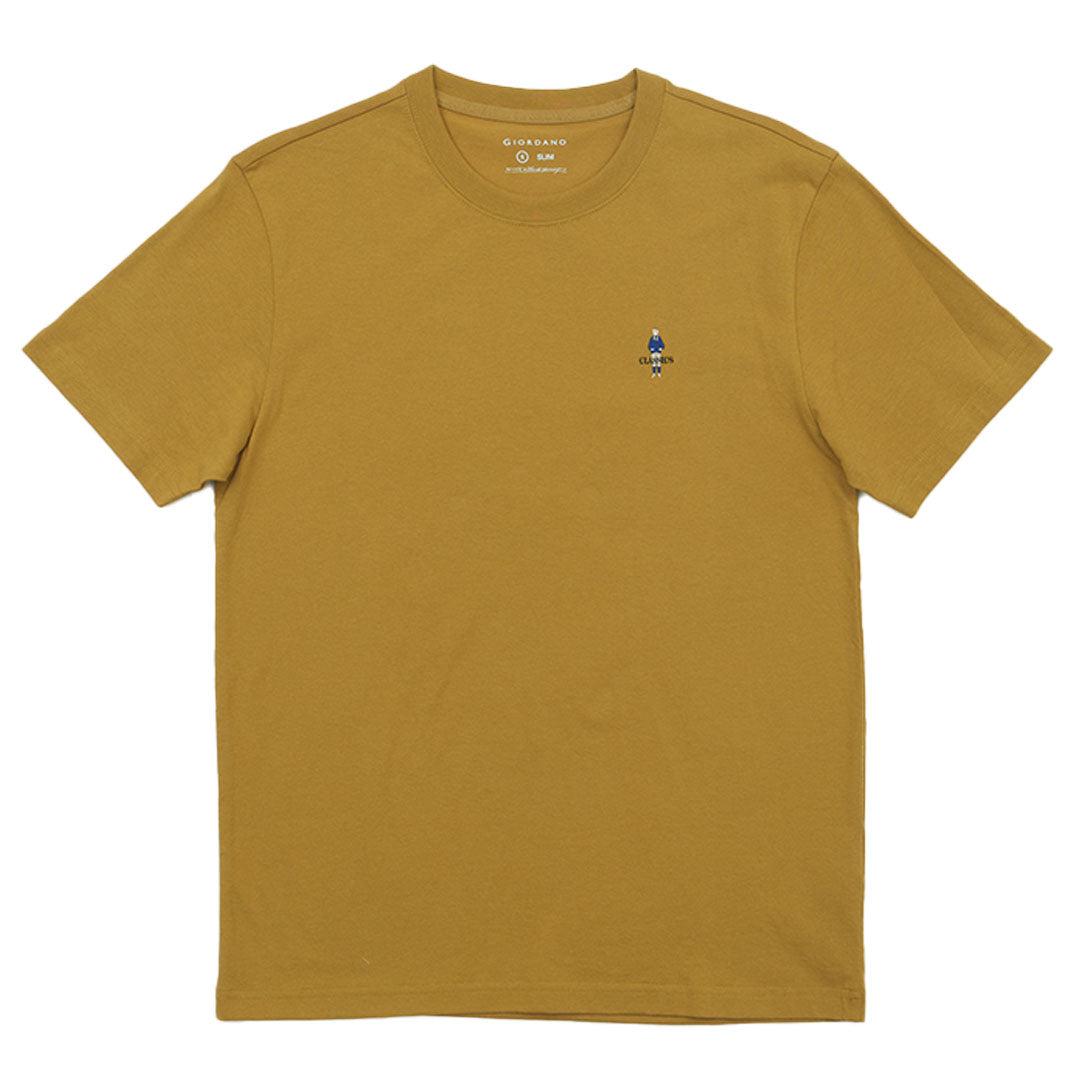 GIORDANO Men's Classic Man Crew Neck Tee (01025629)