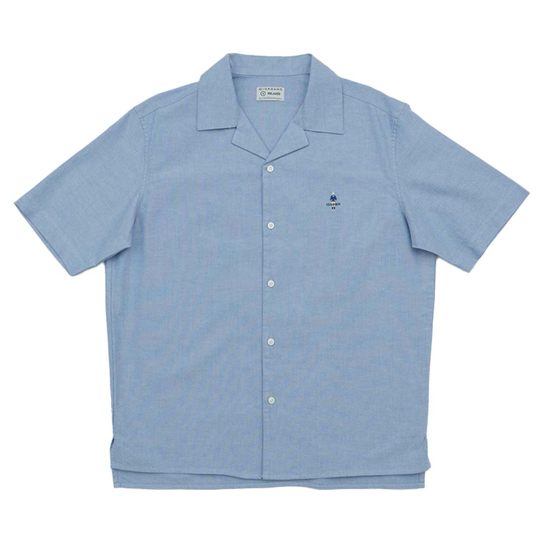 GIORDANO Men's Classic Man Short Sleeves Oxford Shirt  (01045285)