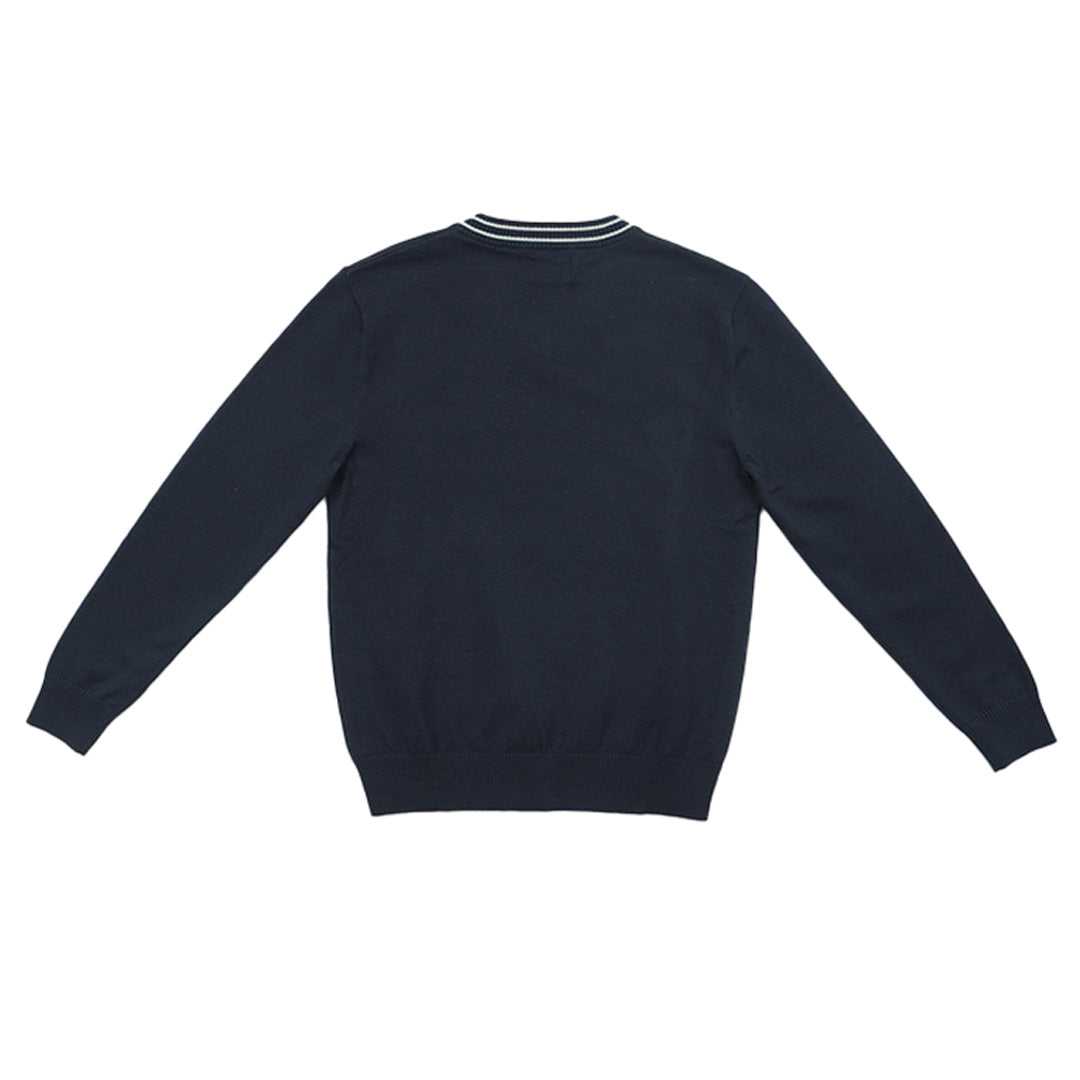 GIORDANO Men's Classic Man V-Neck Pullover (01055617)