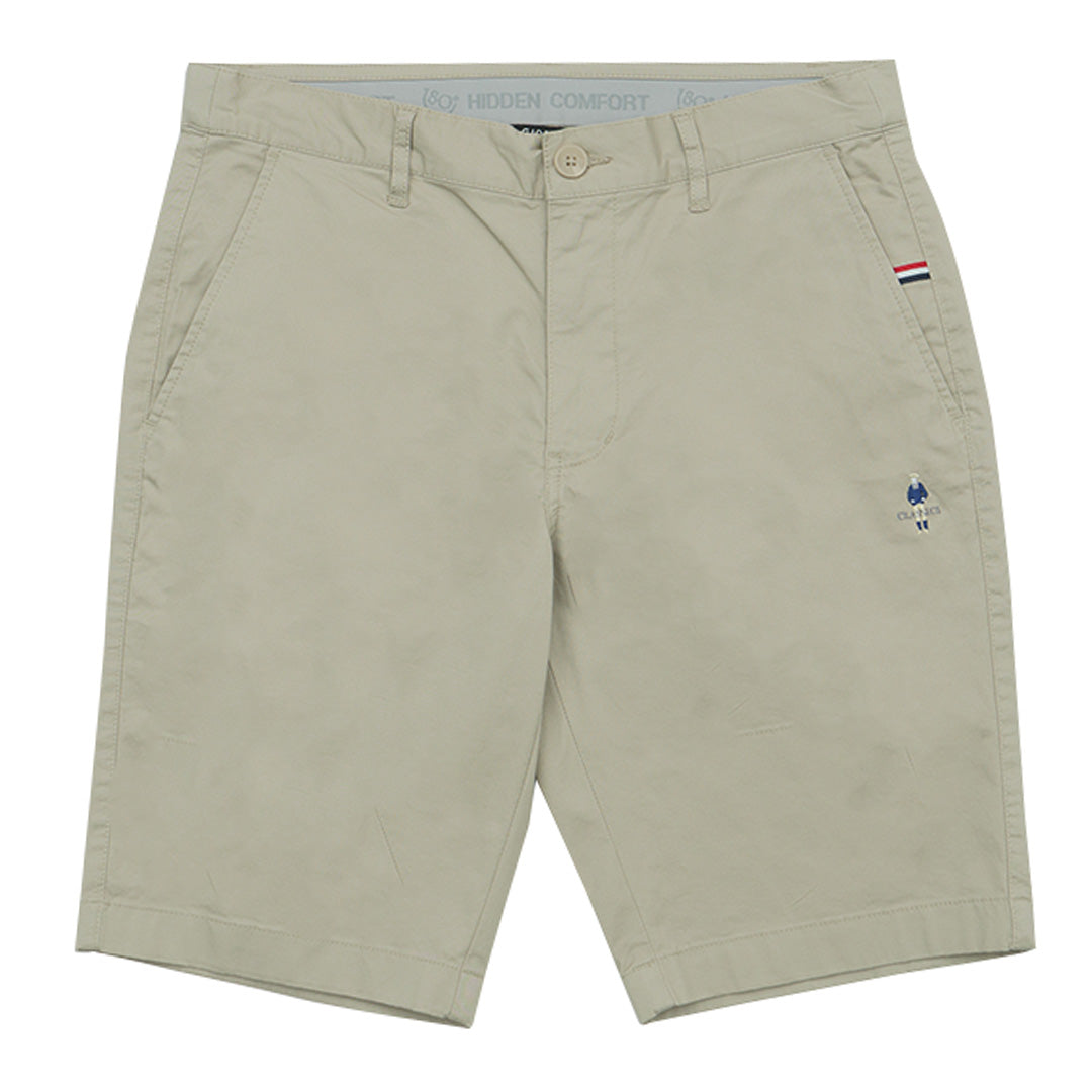 GIORDANO Men's Classic Man Cotton Spandex Low Rise Slim Tapered Fit Bermuda Shorts (01105202)