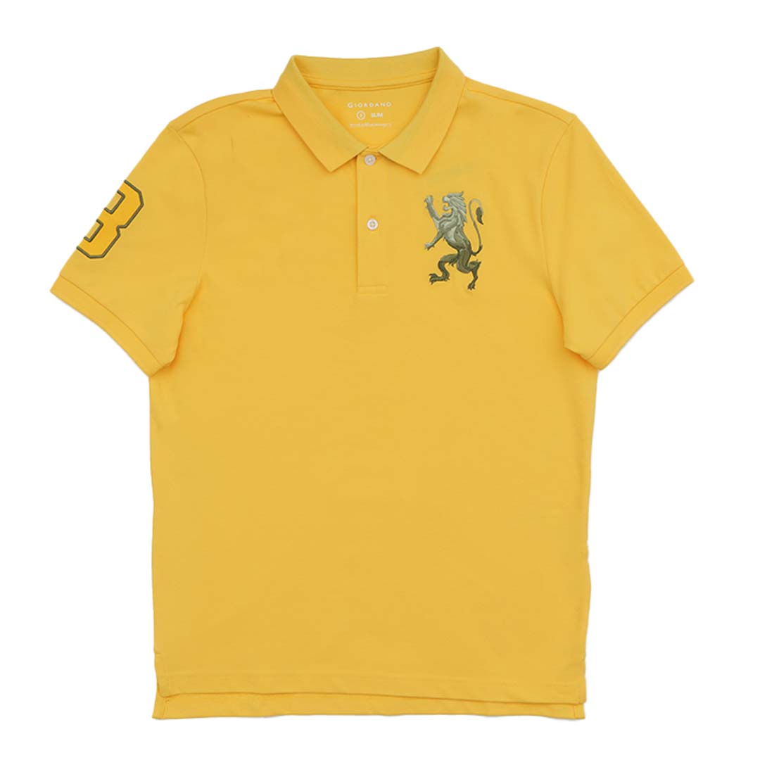GIORDANO Men's 3D Lion Polo (01015222)