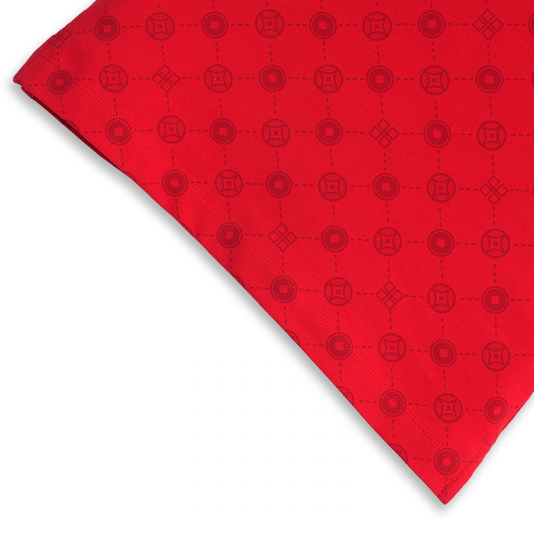 GIORDANO Women's Napolean CNY All Over Print Slim Fit Polo (05316201)