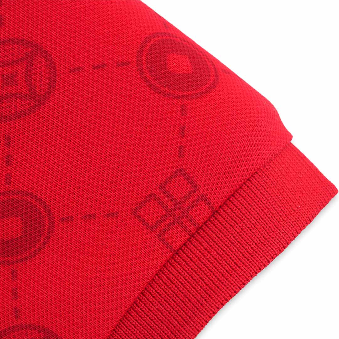 GIORDANO Women's Napolean CNY All Over Print Slim Fit Polo (05316201)