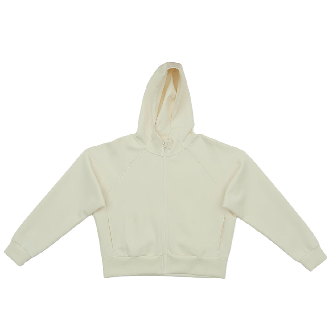 GIORDANO Women's Loose Fit Hoodie Jacket (05375122)