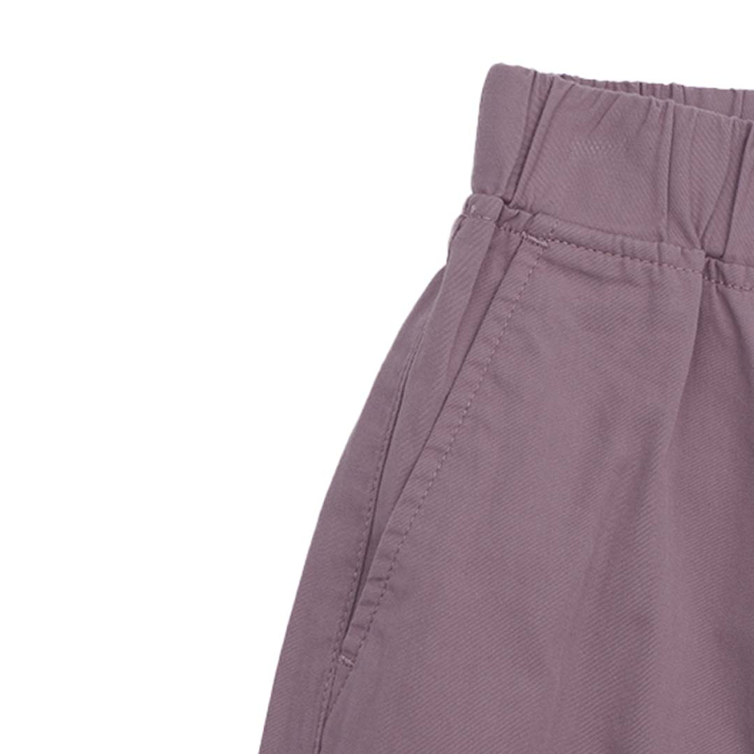 GIORDANO Women's Cotton Twill Mid Rise Relax Tapered Fit Audrey Pants (05425256)