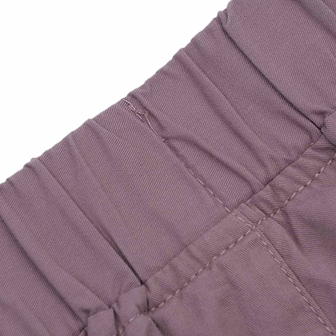 GIORDANO Women's Cotton Twill Mid Rise Relax Tapered Fit Audrey Pants (05425256)