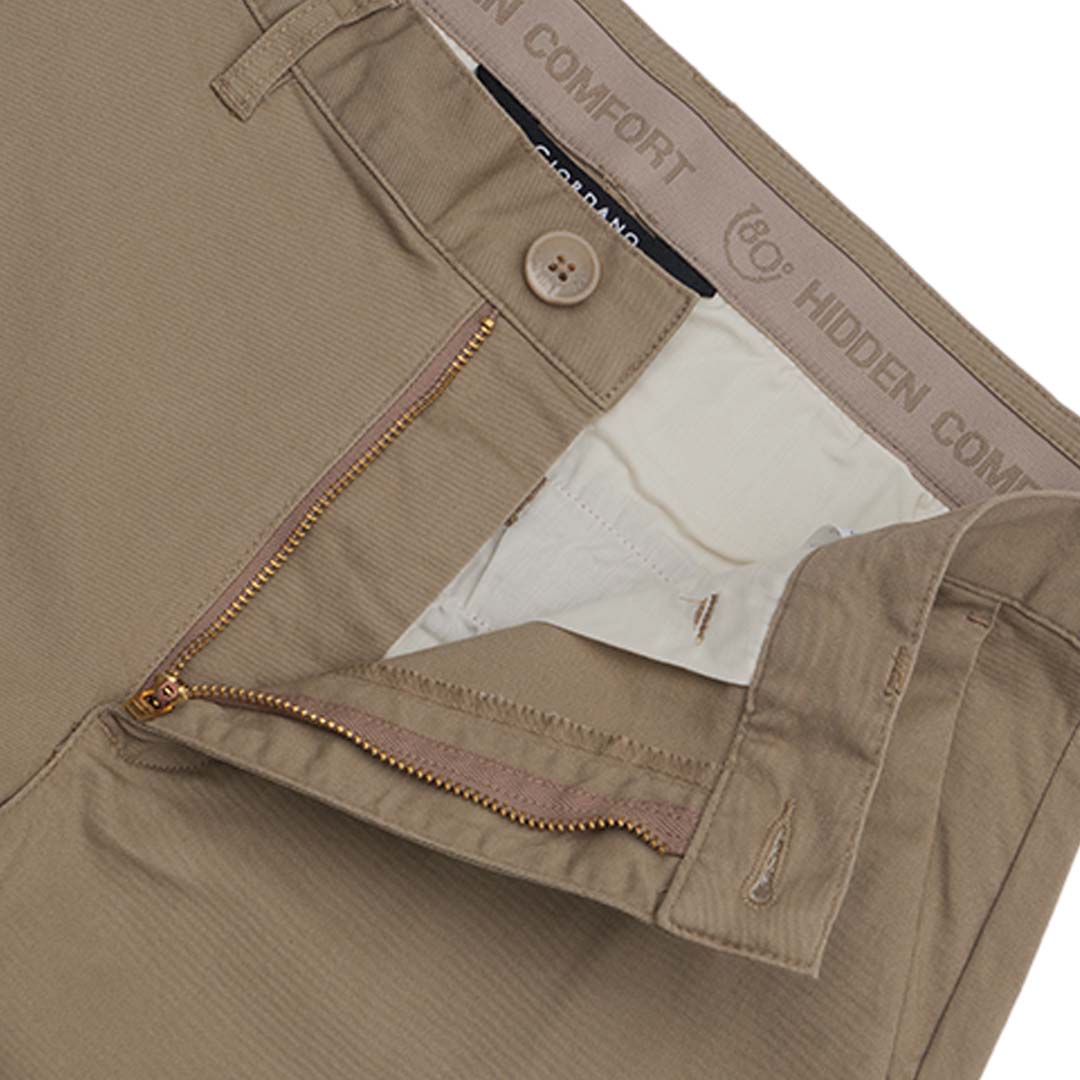 GIORDANO Men's Twill Low Rise Slim Tapered Easy Care Crop Pants (01125006)