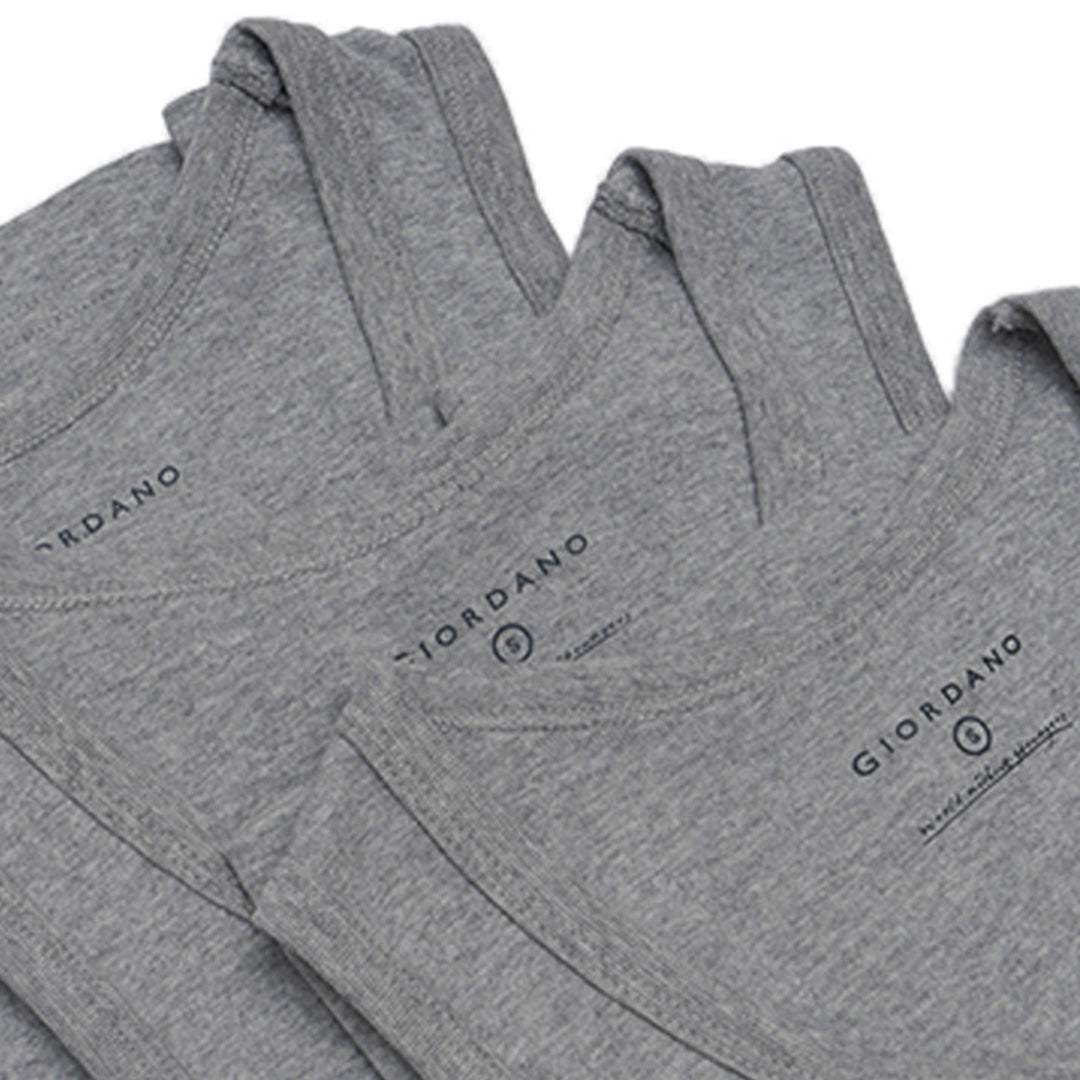 GIORDANO Men's 3-in-a-Pack Tank Top (01245205)