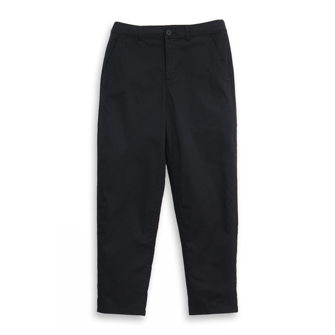 GIORDANO Women's Cotton Nylon Spandex Twill High Waist Mom Straight Fit Audrey Crop Pants (05426023)