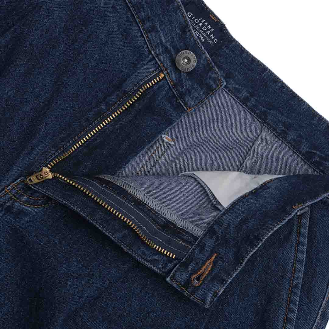 GIORDANO Women's Cotton Denim High Waist Pocket Jeans (05415041)