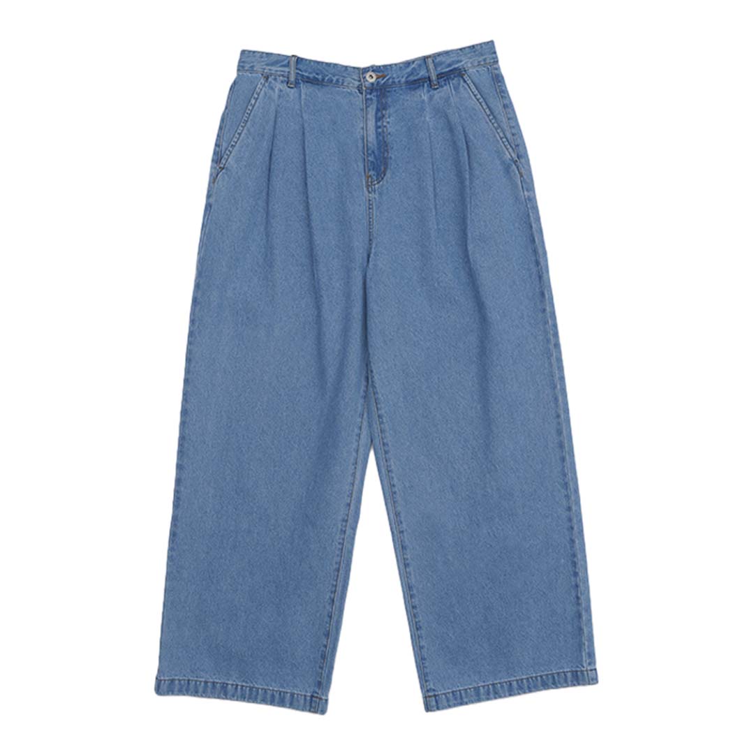 GIORDANO Women's Cotton Denim High Waist Pocket Jeans (05415041)