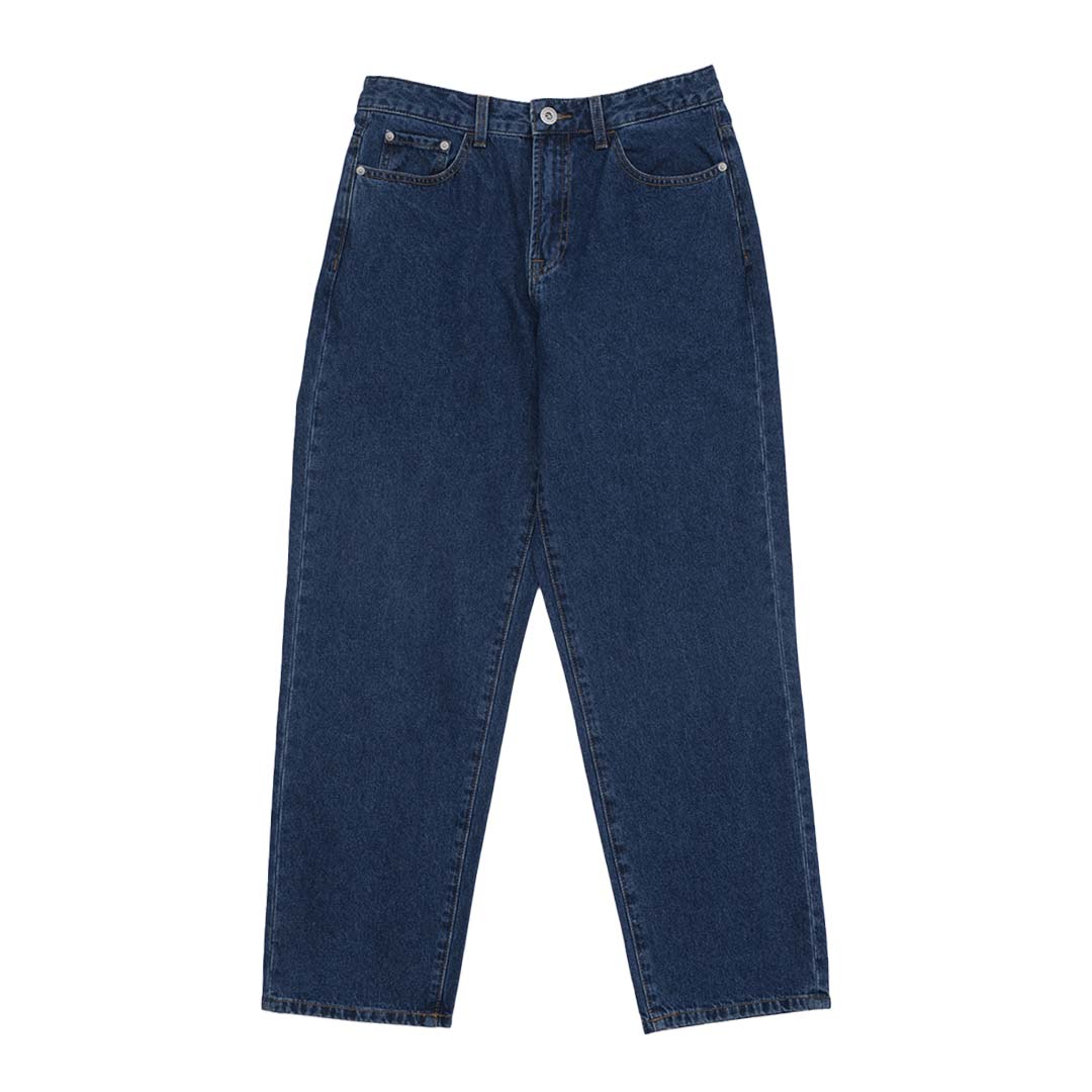 GIORDANO Men's Cotton Denim Mid Rise Relax Fit Jeans (01115045)