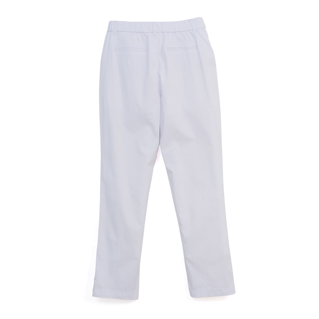 GIORDANO Women's Cotton Nylon Spandex Twill High Waist Regular Tapered Fit Pants (05416052)