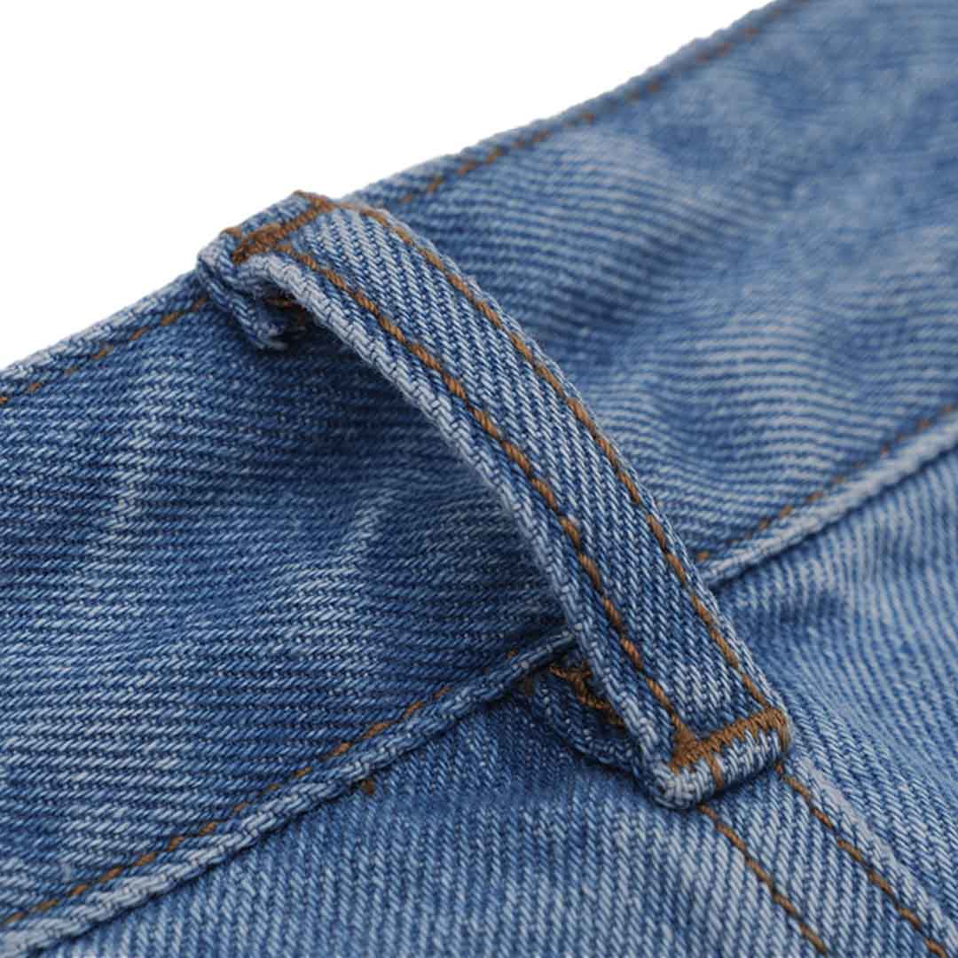 GIORDANO Women's Cotton Denim High Waist Regular Straight Fit Pocket Jeans (05415042)