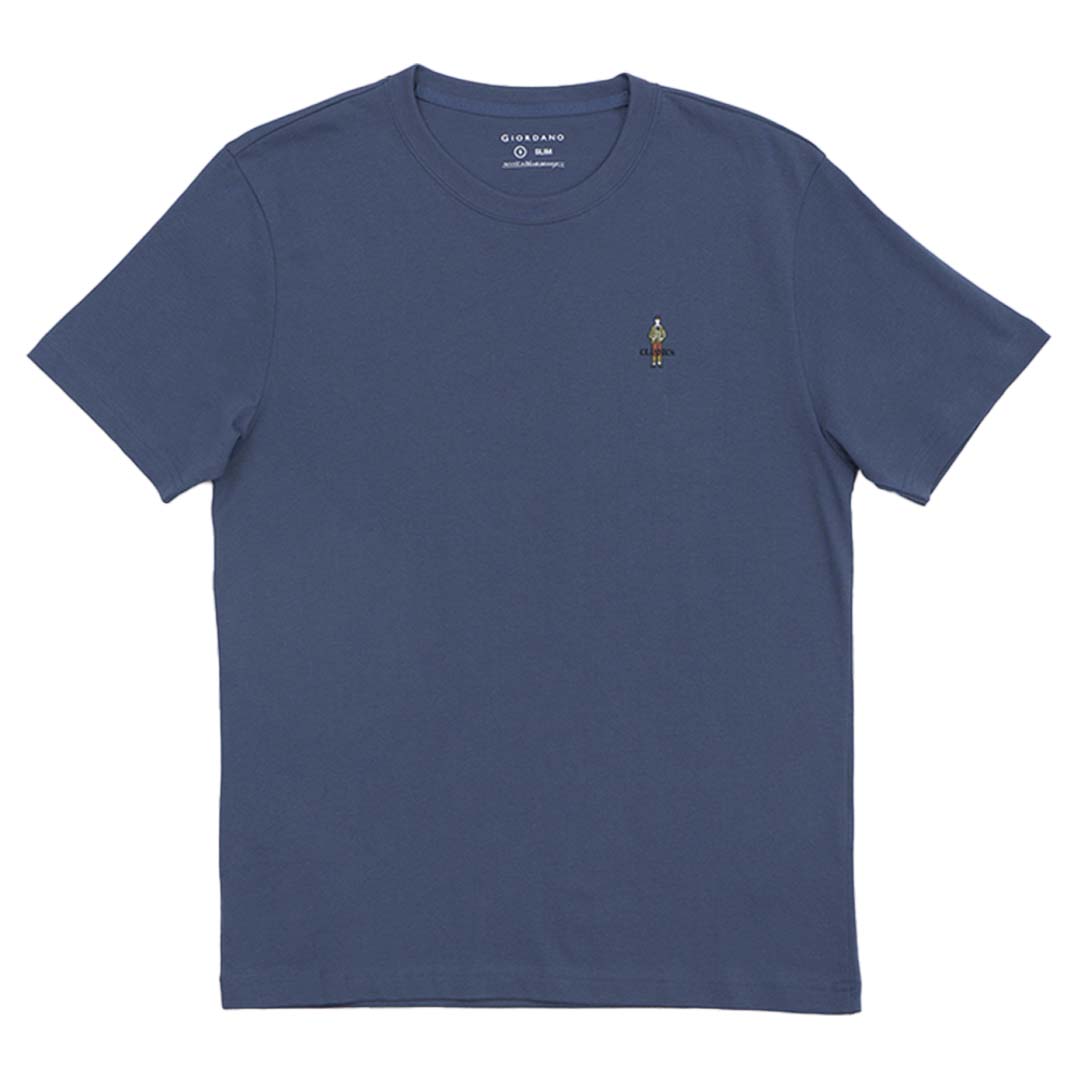 GIORDANO Men's Classic Man Crew Neck Tee (01025629)