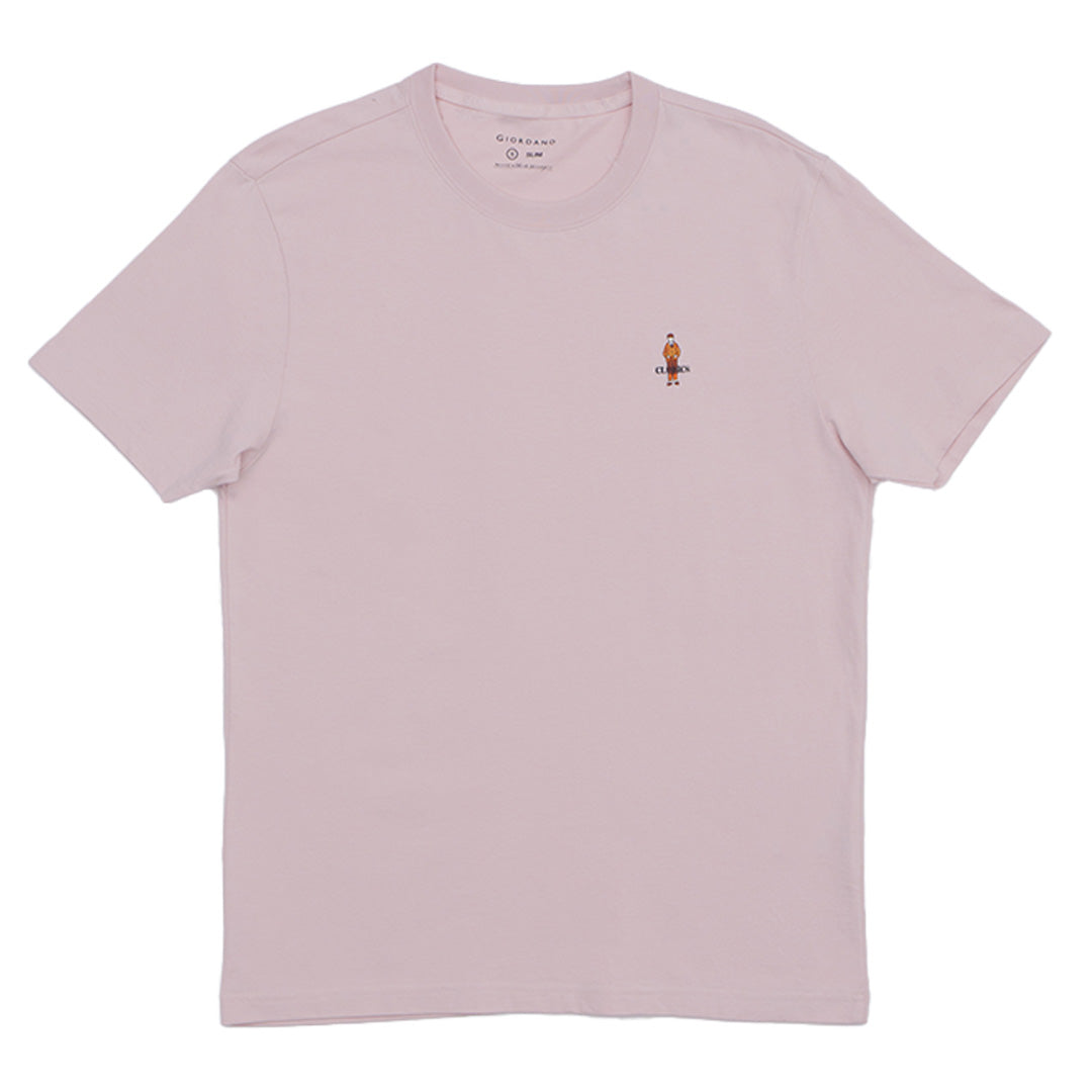 GIORDANO Men's Classic Man Crew Neck Tee (01025629)