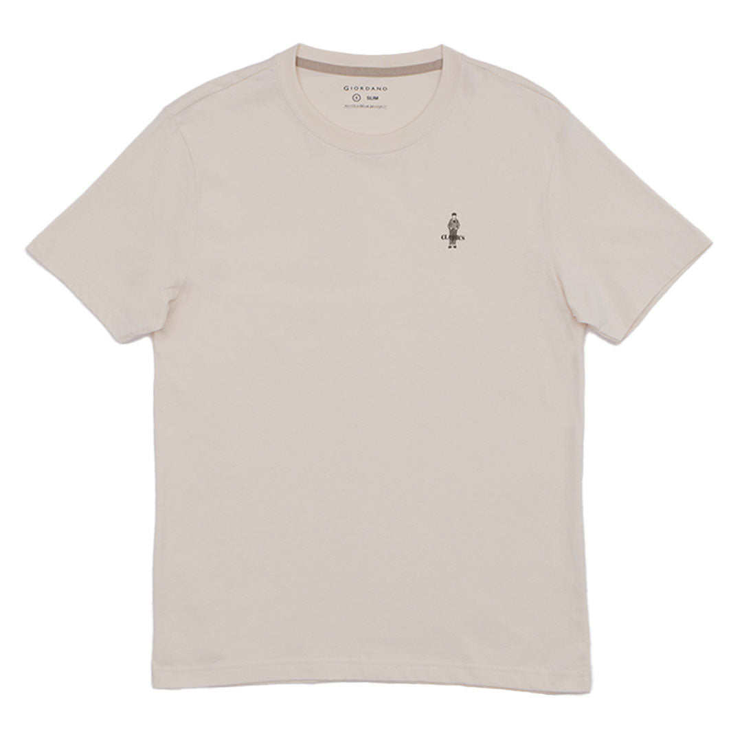 GIORDANO Men's Classic Man Crew Neck Tee (01025629)