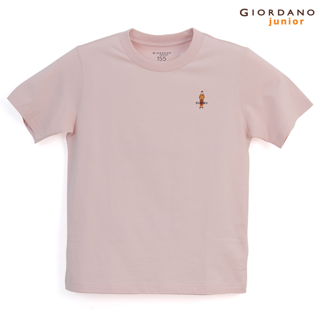 GIORDANO Junior Classic Man Crew Neck Regular Fit Tee (03025629)