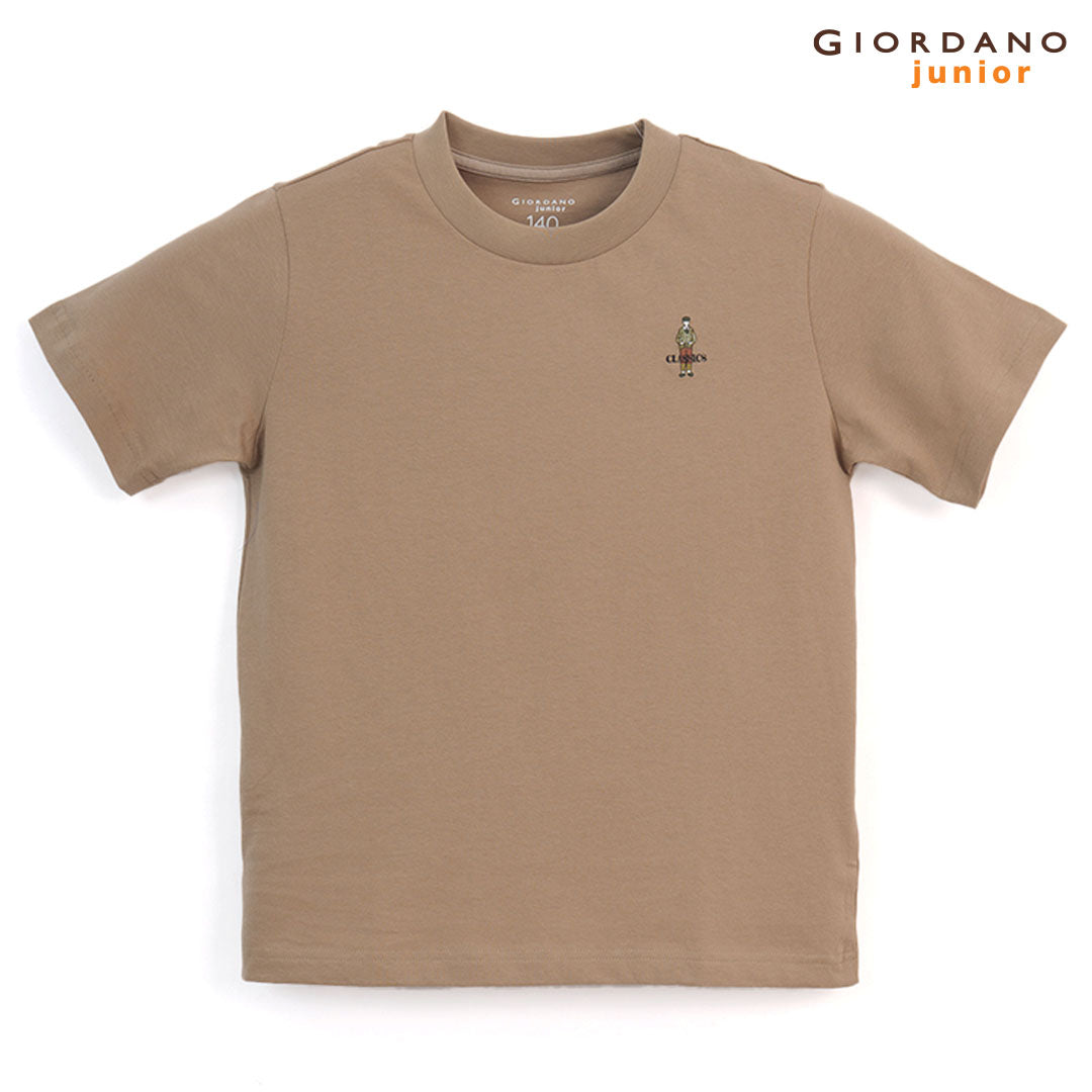 GIORDANO Junior Classic Man Crew Neck Regular Fit Tee (03025629)