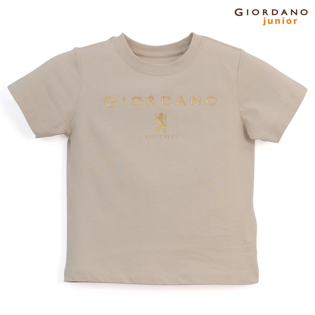 GIORDANO Junior Regular Fit Lion Logo Tee (03086201)
