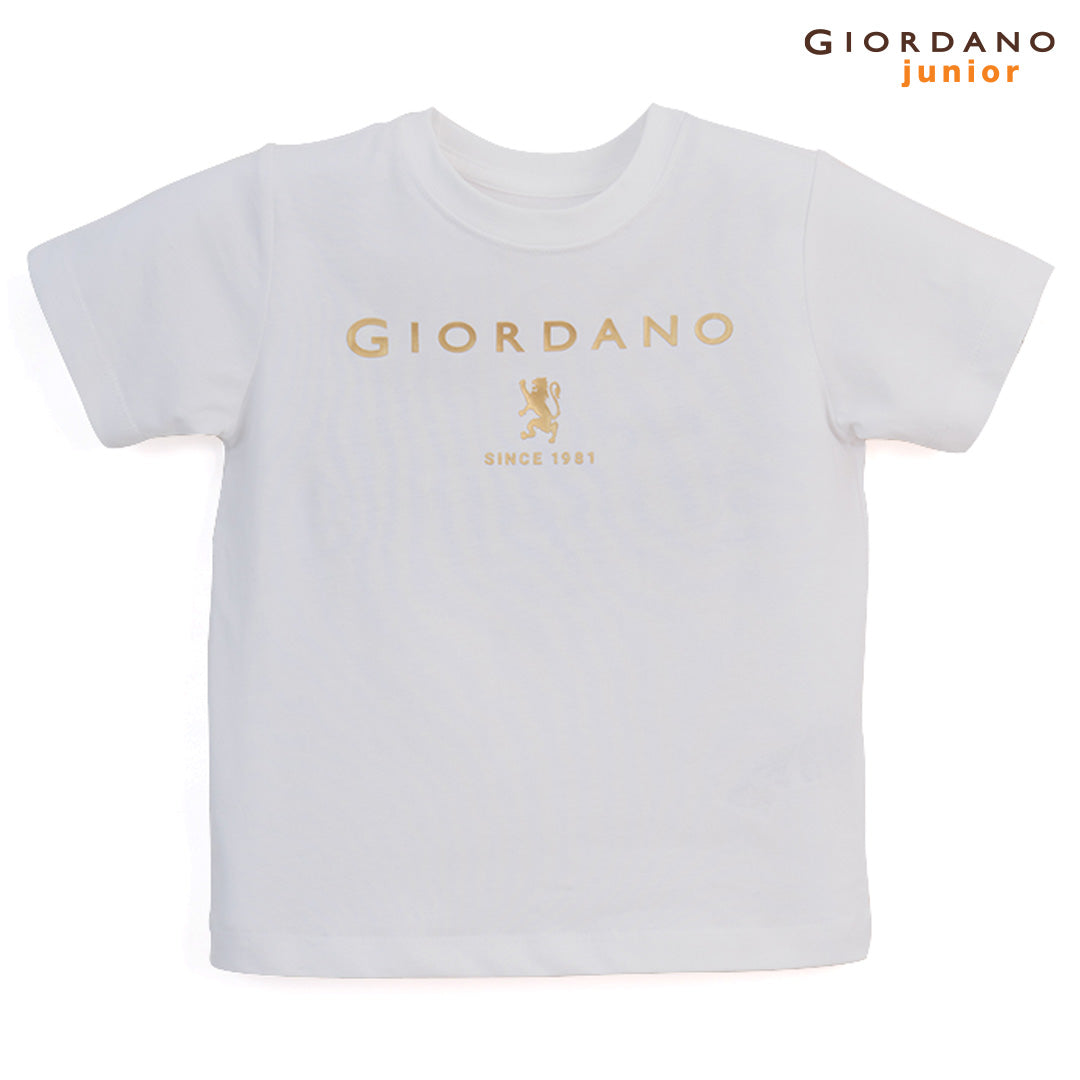 GIORDANO Junior Regular Fit Lion Logo Tee (03086201)