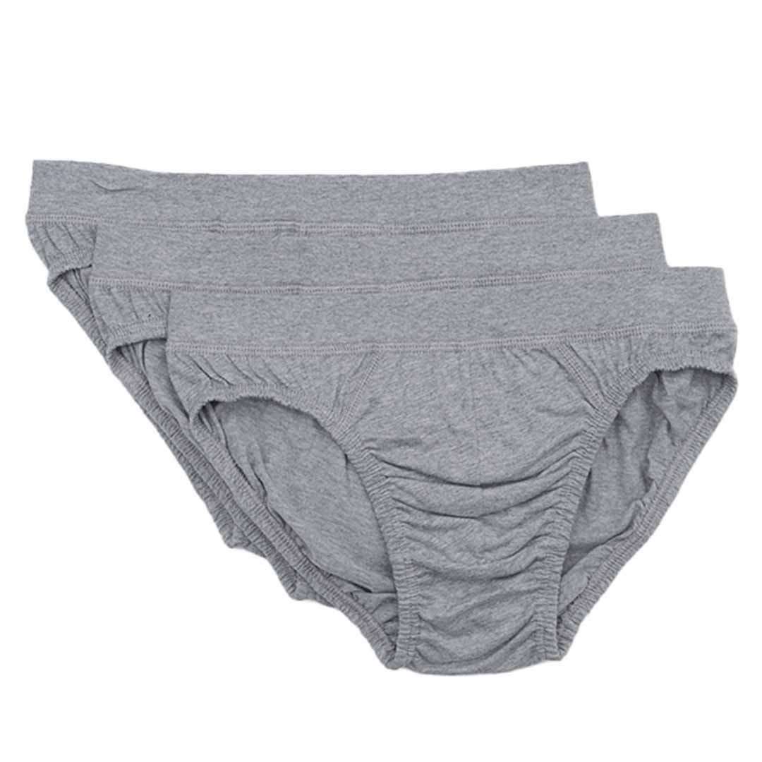 GIORDANO Men's Cotton Jersey 3 in a Pack Essential Brief (01175038)