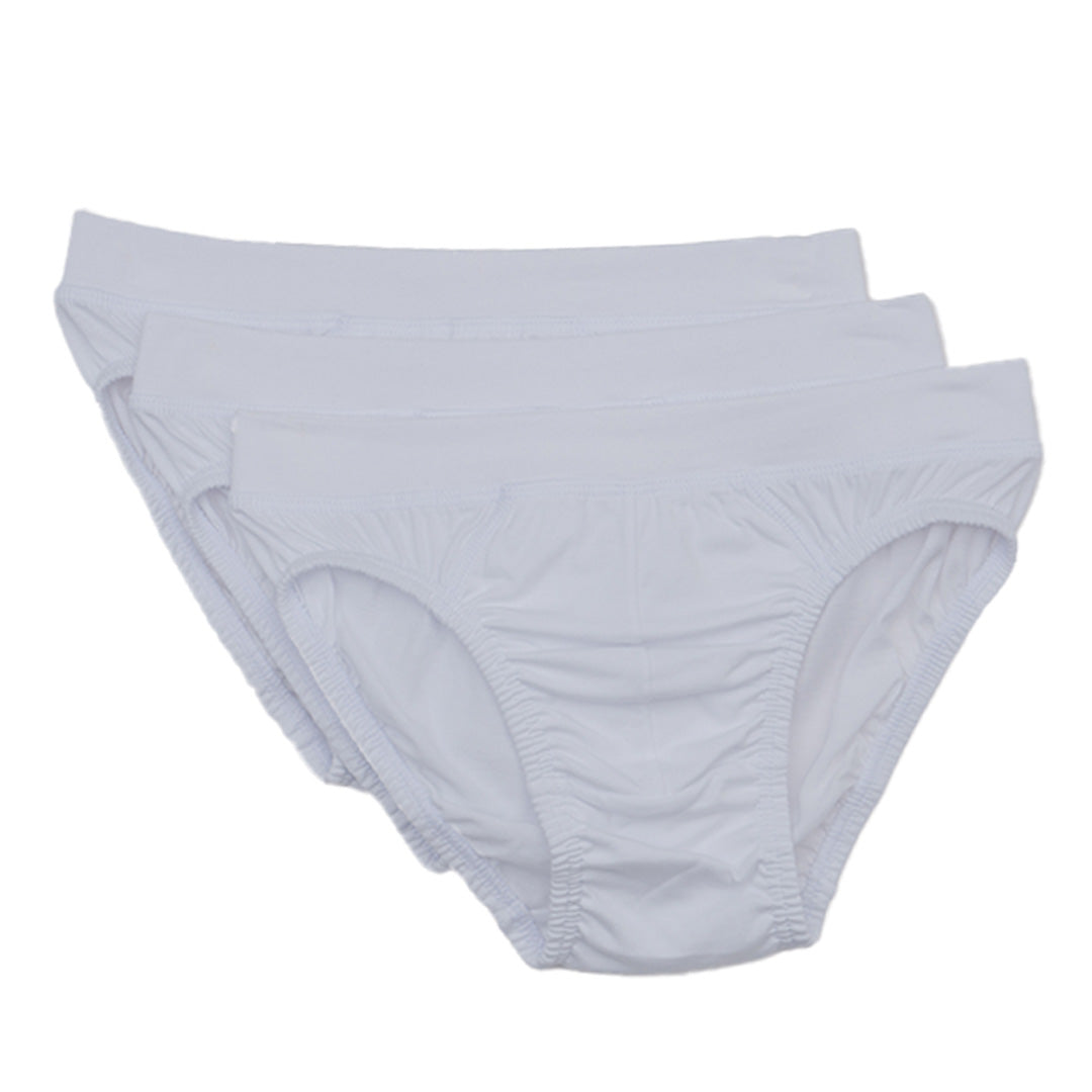 GIORDANO Men's Cotton Jersey 3 in a Pack Essential Brief (01175038)