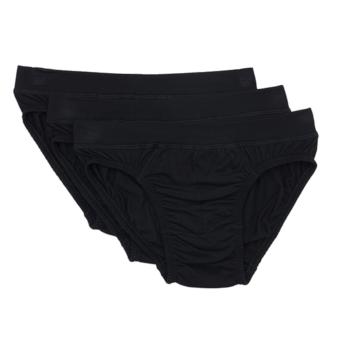 GIORDANO Men's Cotton Jersey 3 in a Pack Essential Brief (01175038)