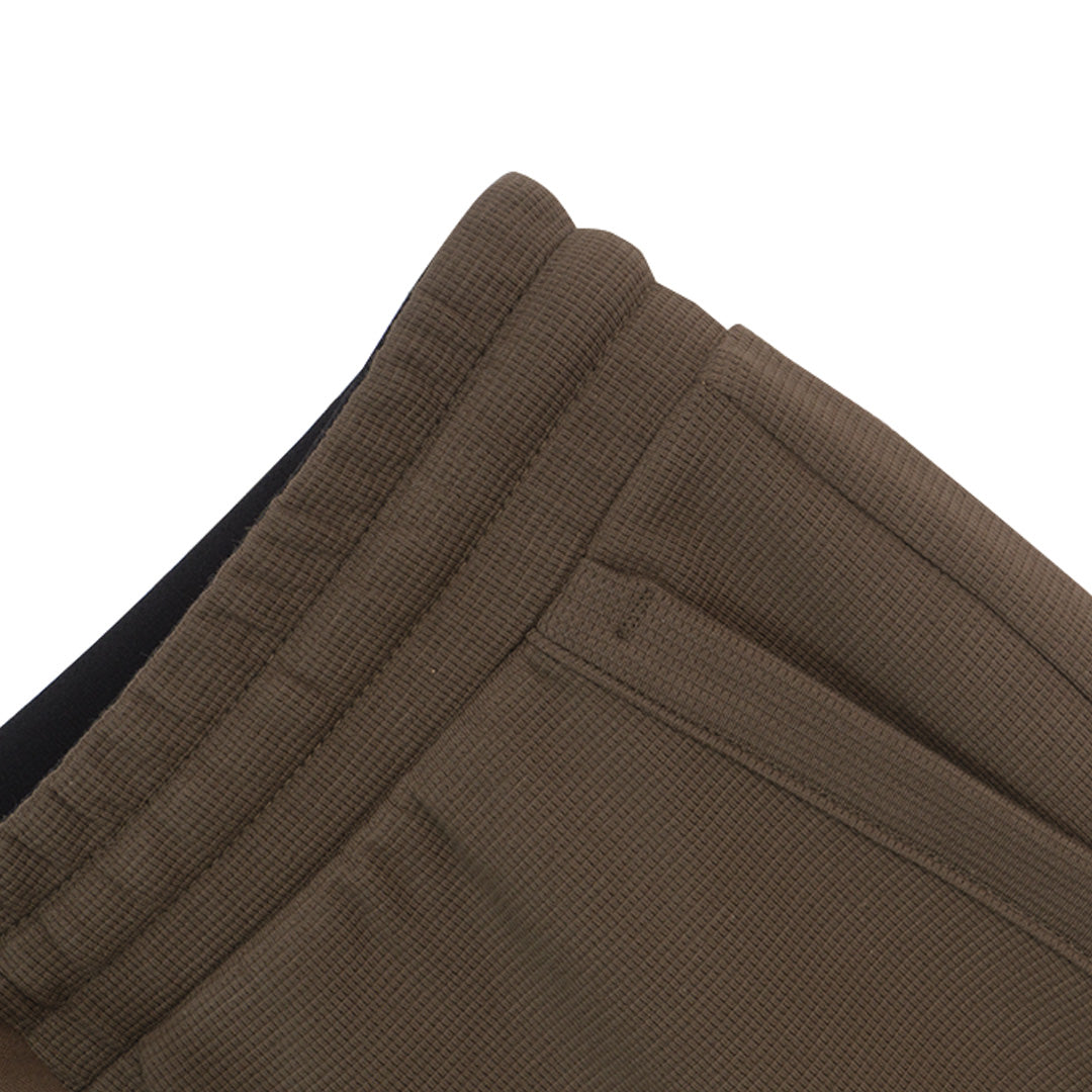 GIORDANO Men's Cotton Polyester Spandex Waffle Mid Rise Relax Fit Shorts (01105408)