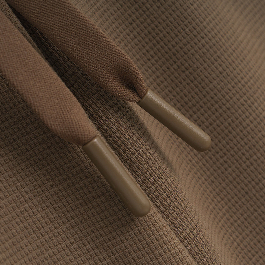 GIORDANO Men's Cotton Polyester Spandex Waffle Mid Rise Relax Fit Shorts (01105408)