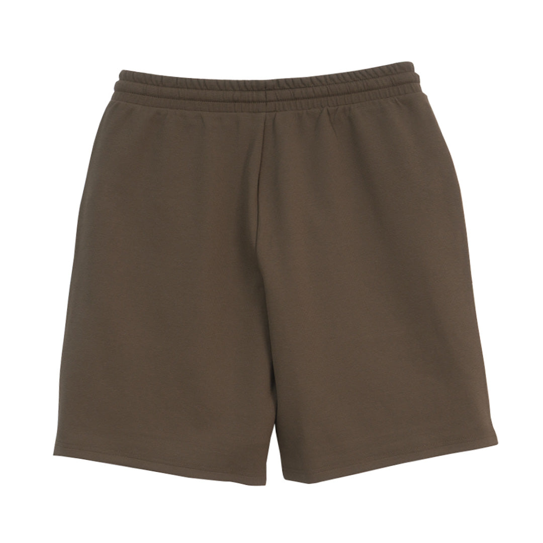 GIORDANO Men's Cotton Polyester Spandex Waffle Mid Rise Relax Fit Shorts (01105408)