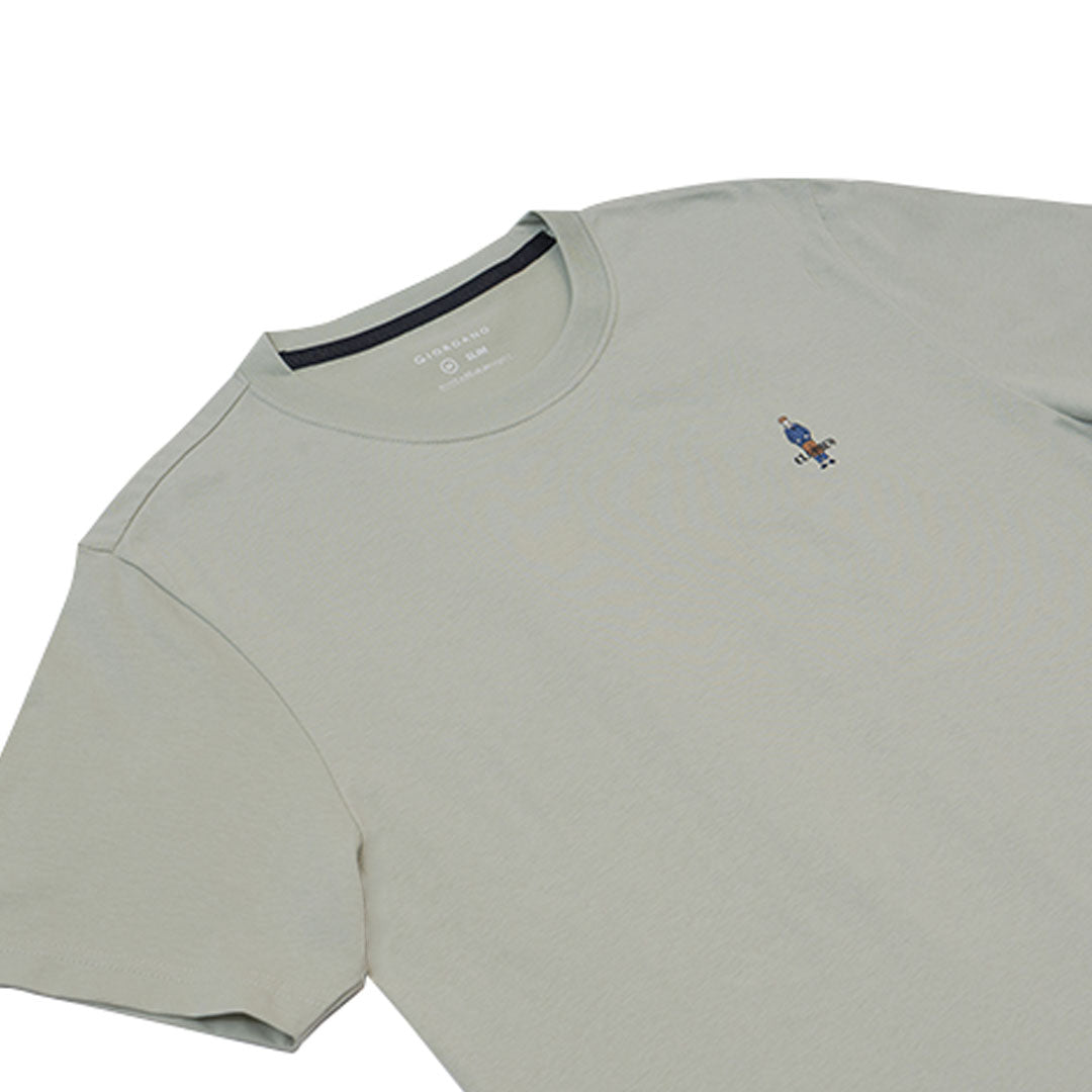 GIORDANO Men's Classic Man Crew Neck Tee (01025629)