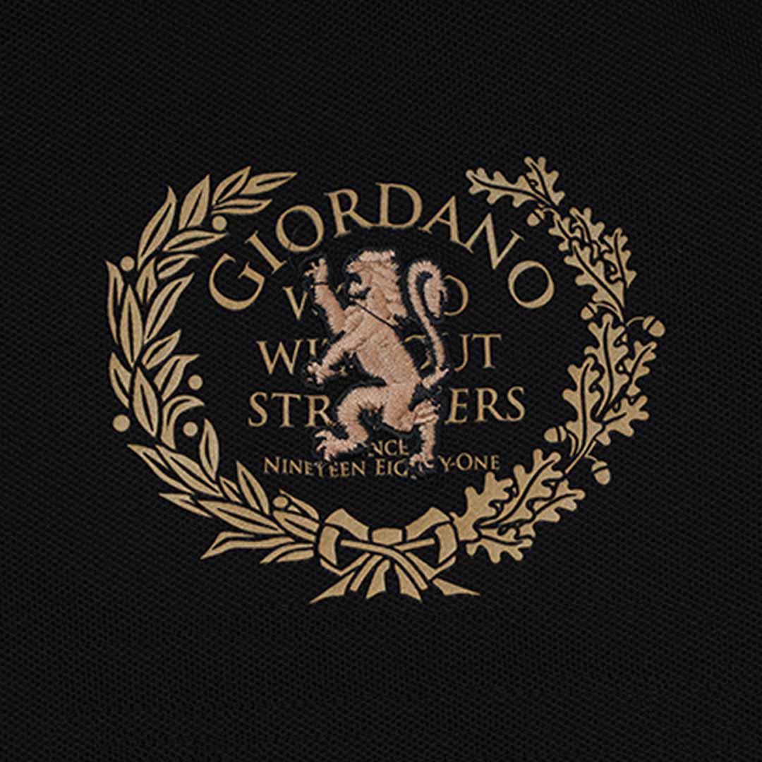 GIORDANO Men's Cotton Lycra Bold Polo (01015332)