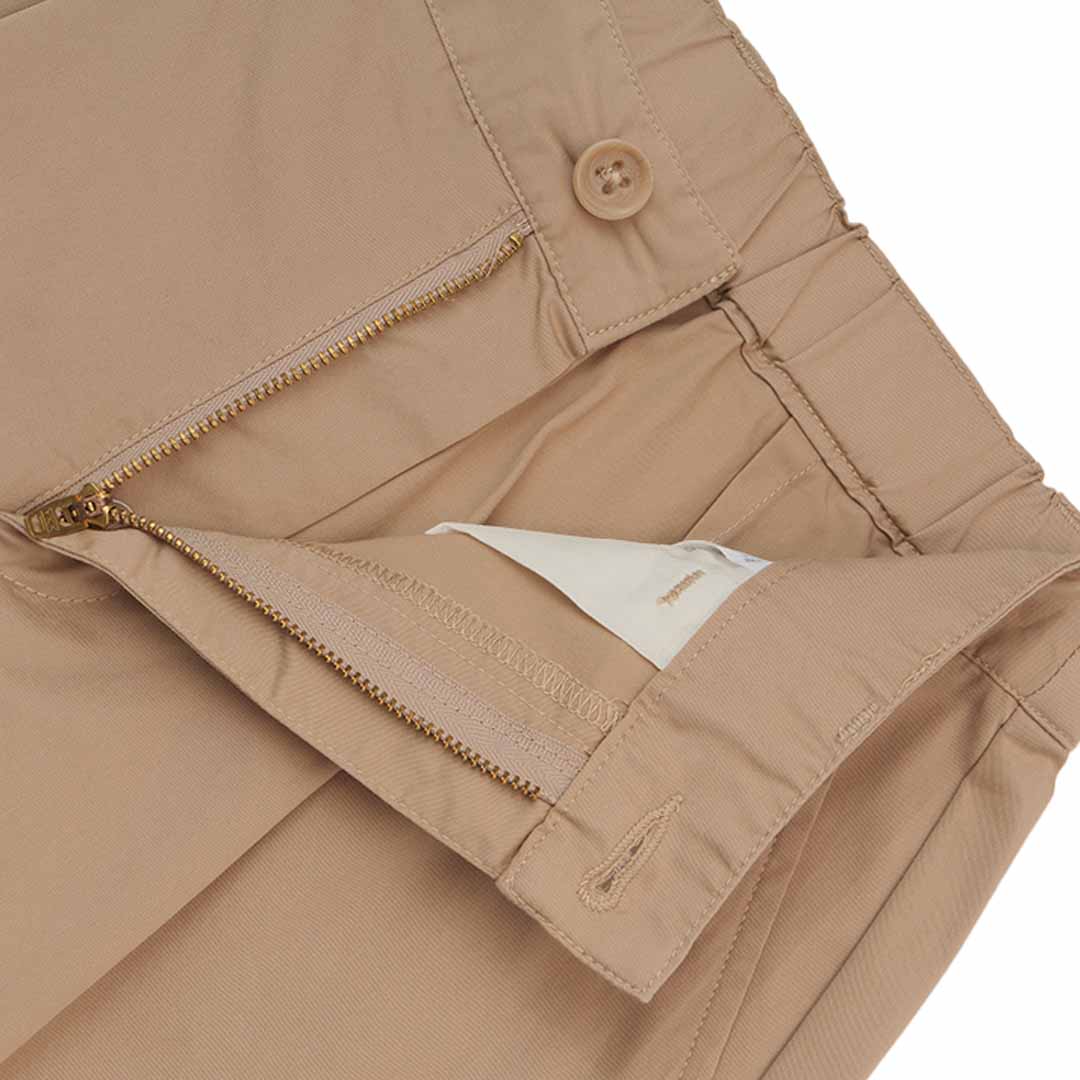 GIORDANO Women's Cotton Nylon Spandex Twill High Waist Relax Fit Shorts (05405217)