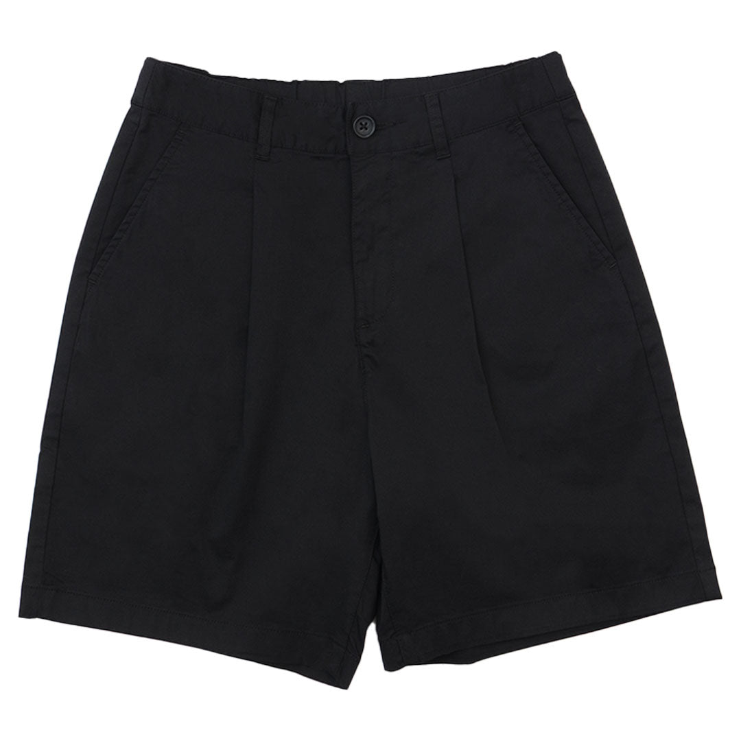 GIORDANO Women's Cotton Nylon Spandex Twill High Waist Relax Fit Shorts  (05405217)